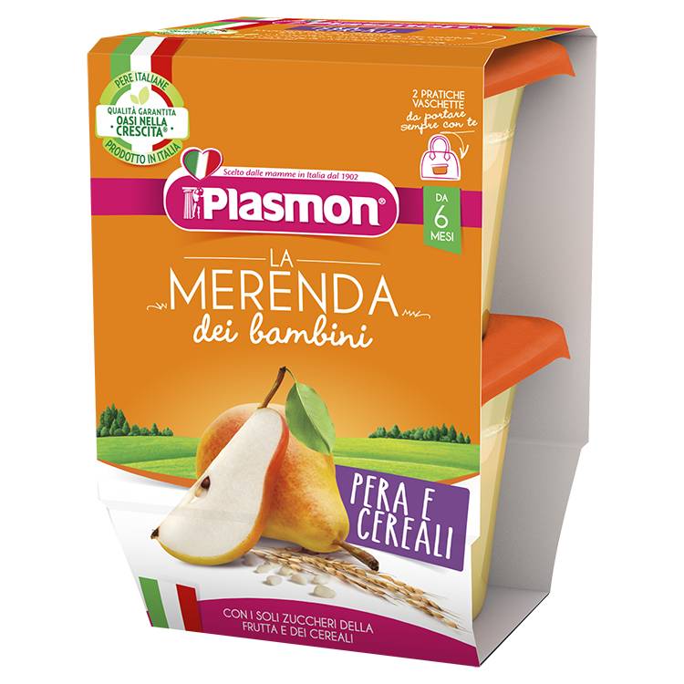 PLASMON PERA CEREALI AS 2 X 120 G