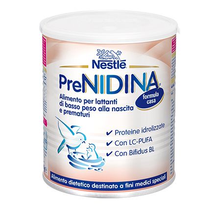 PRENIDINA LATTE IN POLVERE PER BAMBINI PREMATURI FORMULA CASA BARATTOLO 400 G