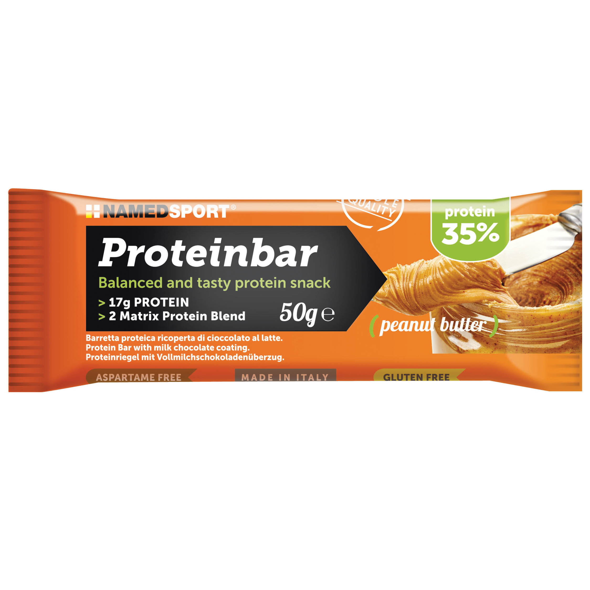 Named Sport ProteinBar - Barretta Proteica - Gusto Burro di Arachidi
