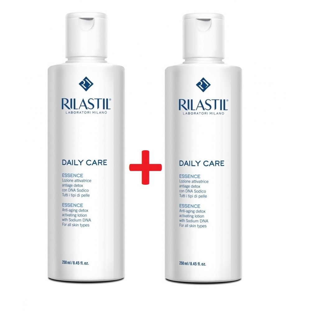 Rilastil Daily Care Essence - Lozione Viso - Confezione Bipack 2 Flaconi da 250 ml