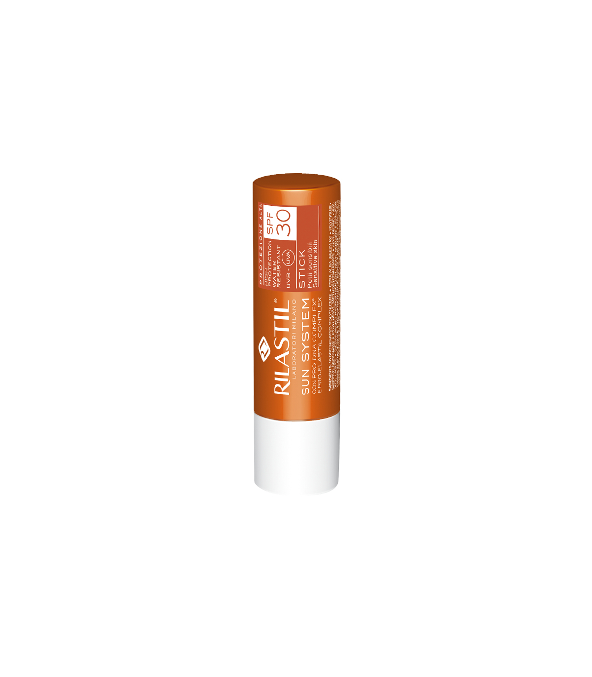 Rilastil Sun System - Stick Trasparente per Pelli Sensibili Protezione Alta SPF 30 - 4,5 ml