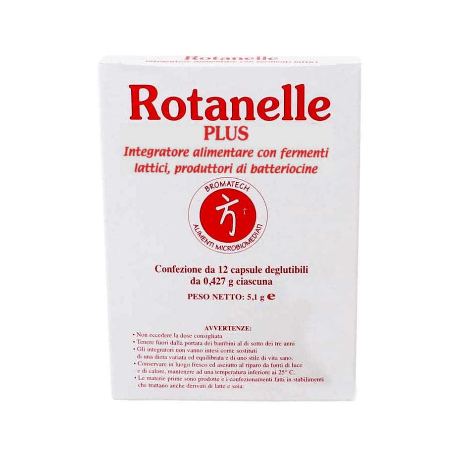 Rotanelle Plus - Integratore di Fermenti Lattici - 12 Capsule