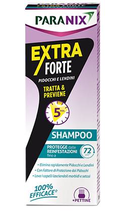 Paranix Extra Forte - Shampoo per Eliminare Pidocchi e Lendini - 200 ml