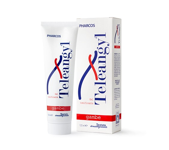 Pharcos Teleangyl Gambe - Gel Tonificante Gambe Pesanti - 125 ml