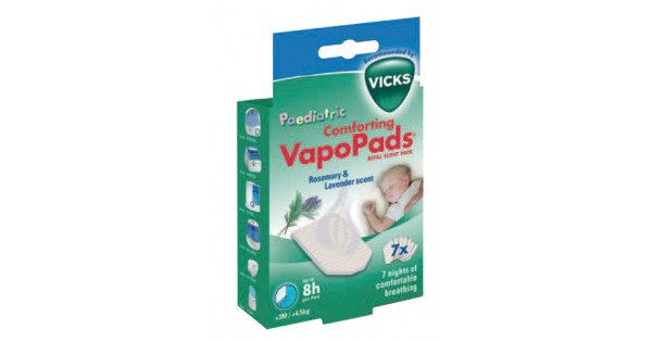 VICKS VAPOPADS ROSEMARY & LAVENDER SCENTE 7 PEZZI
