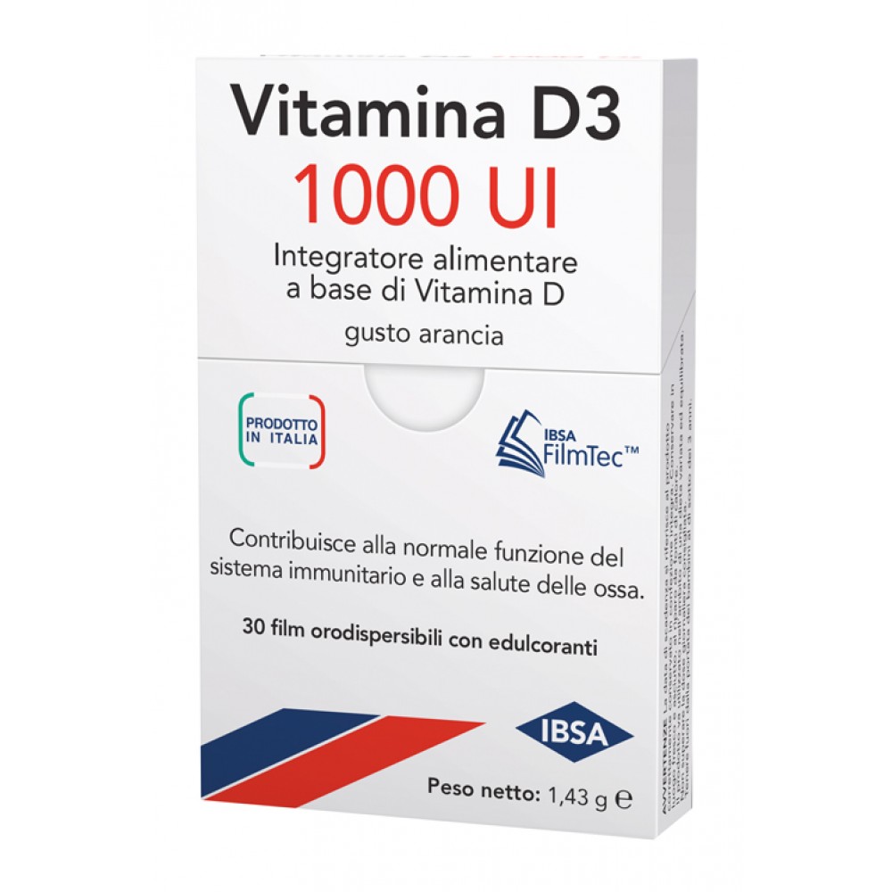 VITAMINA D3 1000 UI 30 FILM ORALI