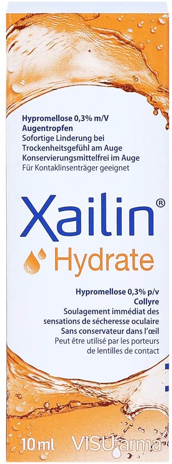 XAILIN HYDRATE GOCCE OCULARI IPROMELLOSA 0,3% FLACONE MULTIDOSE 10 ML