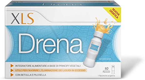 XLS Drena Integratore Anticellulite 10 Flaconcini