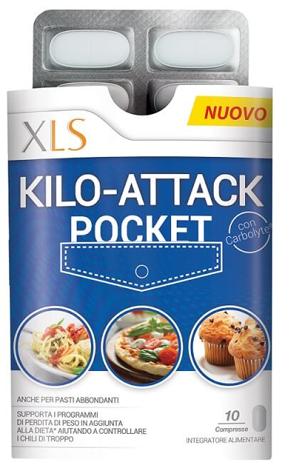 XLS Kilo-Attack Pocket - Integratore Perdita di Peso - 10 Compresse