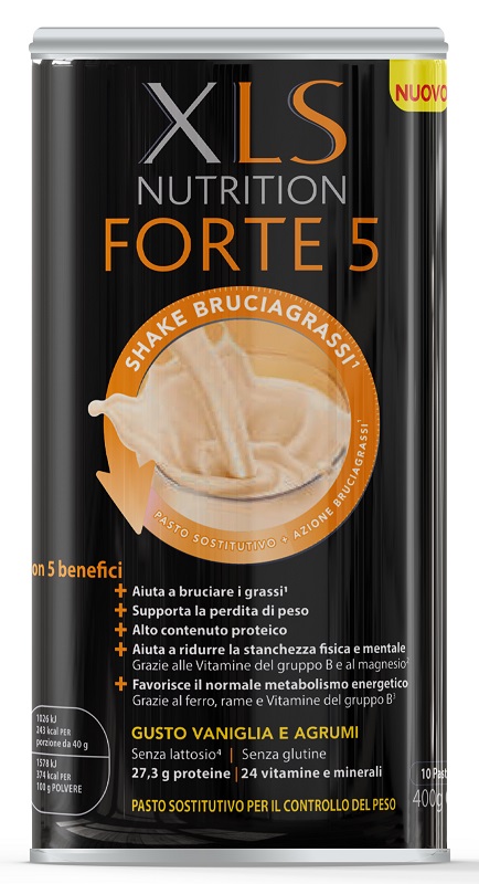 XLS NUTRITION FORTE 5 SHAKE BRUCIAGRASSI 400 G