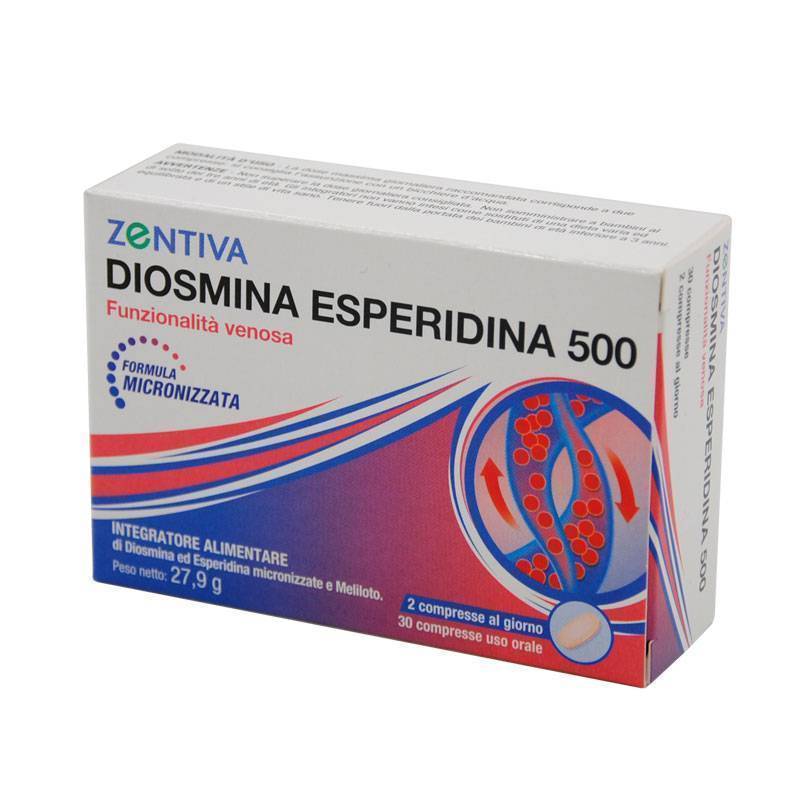 ZENTIVA DIOSMINA ESPERIDINA 500 30 COMPRESSE
