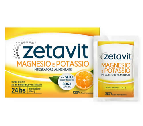 Zetavit Integratore Magnesio e Potassio 24 Bustine