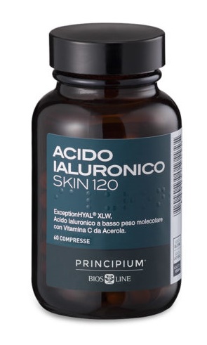 Principium Acido Ialuronico Skin 120 - Integratore per il Benessere delle Articolazioni - 60 Compresse