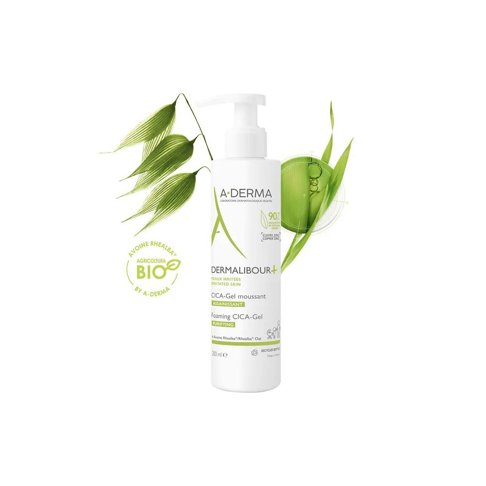 A-Derma Dermalibour + - Gel Detergente Purificante - 200 ml