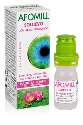 Afomill Sollievo - Collirio per Occhi Secchi - 10 ml