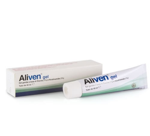 Aliven Gel - Gel per Gambe Stanche e Pesanti - 40 ml