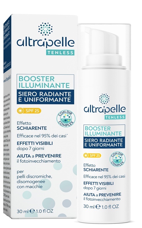 Altrapelle Tenless Booster Illuminante - Siero Viso Radiante e Uniformante - 30 ml