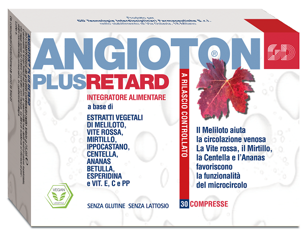 Angioton Plus Retard Integratore per Gambi Pesanti 30 Compresse