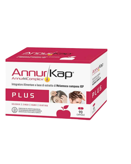 AnnurKap Plus Integratore Anticaduta Capelli 90 Capsule