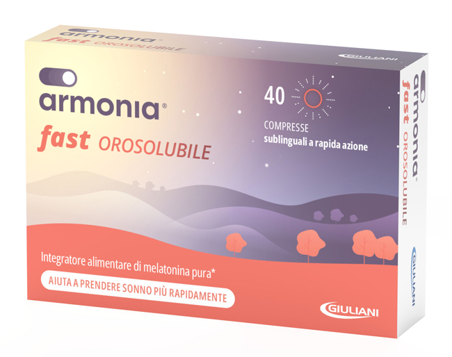 Armonia Fast Orosolubile Integratore per Dormire 40 Compresse