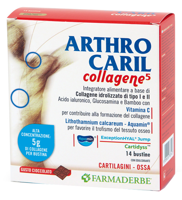 Arthrocaril Collagene Integratore Ossa e Articolazioni 14 Bustine