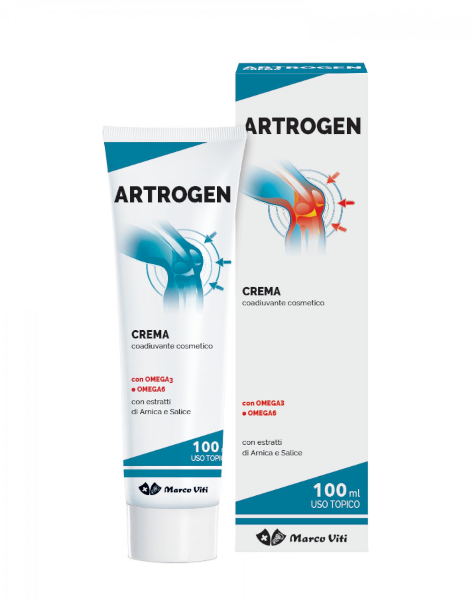 Artrogen Crema - Trattamento Cosmetico per il Benessere delle Articolazioni - 100 ml