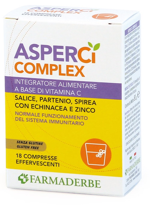 Asper Ci Complex Integratore Vitamina C 18 Compresse Effervescenti