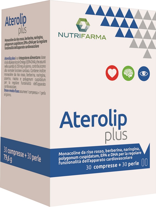 Aterolip Plus Integratore Benessere Cardiovascolare 30 Compresse + 30 Perle