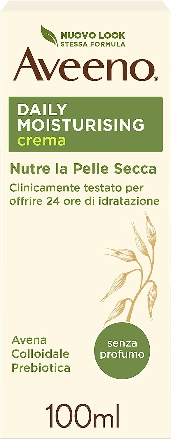 Aveeno Crema Viso Idratante Pelle Secca 100 ml
