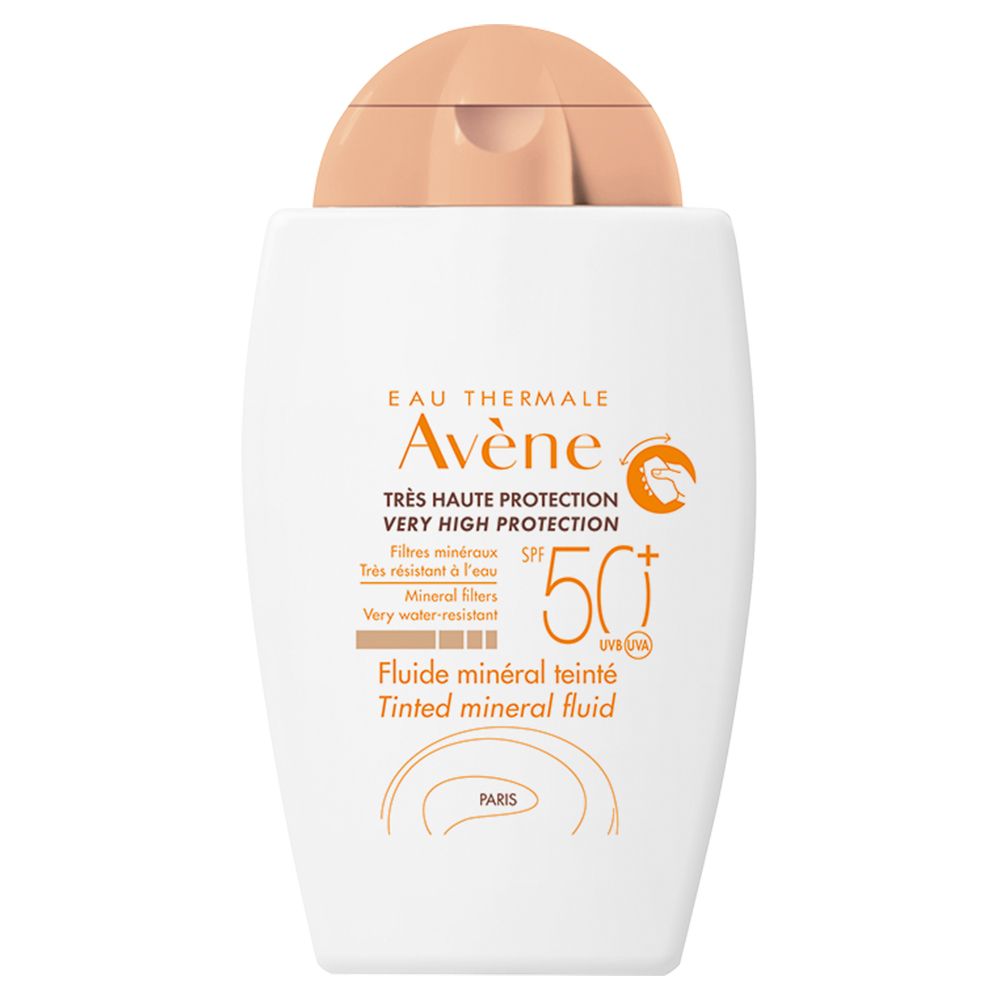 EAU THERMALE AVENE SOLARE FLUIDO MINERALE 50+ COLORATO 40 ML