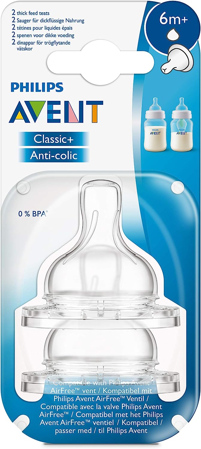Avent Classic+ Tettarella Liquidi Densi Fessura Y 2 Pezzi