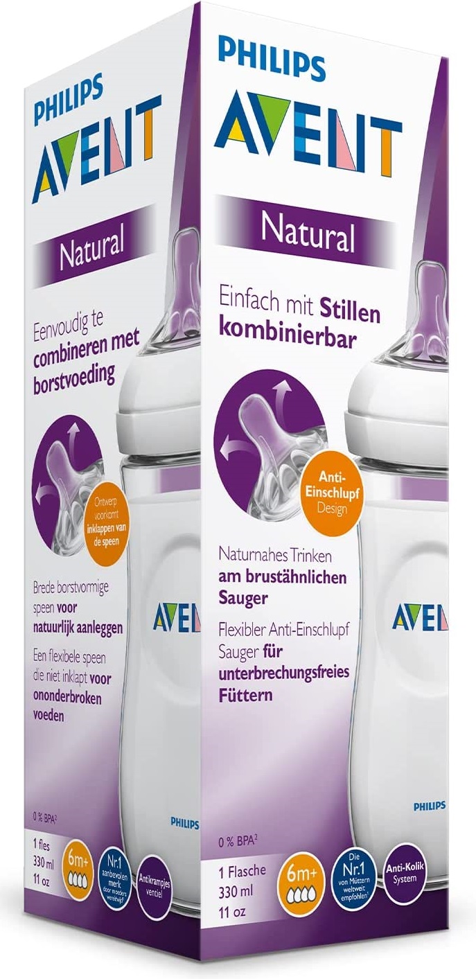 Avent Natural Biberon Anticoliche 330 ml