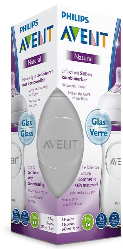 Avent Natural Biberon in Vetro 240 ml