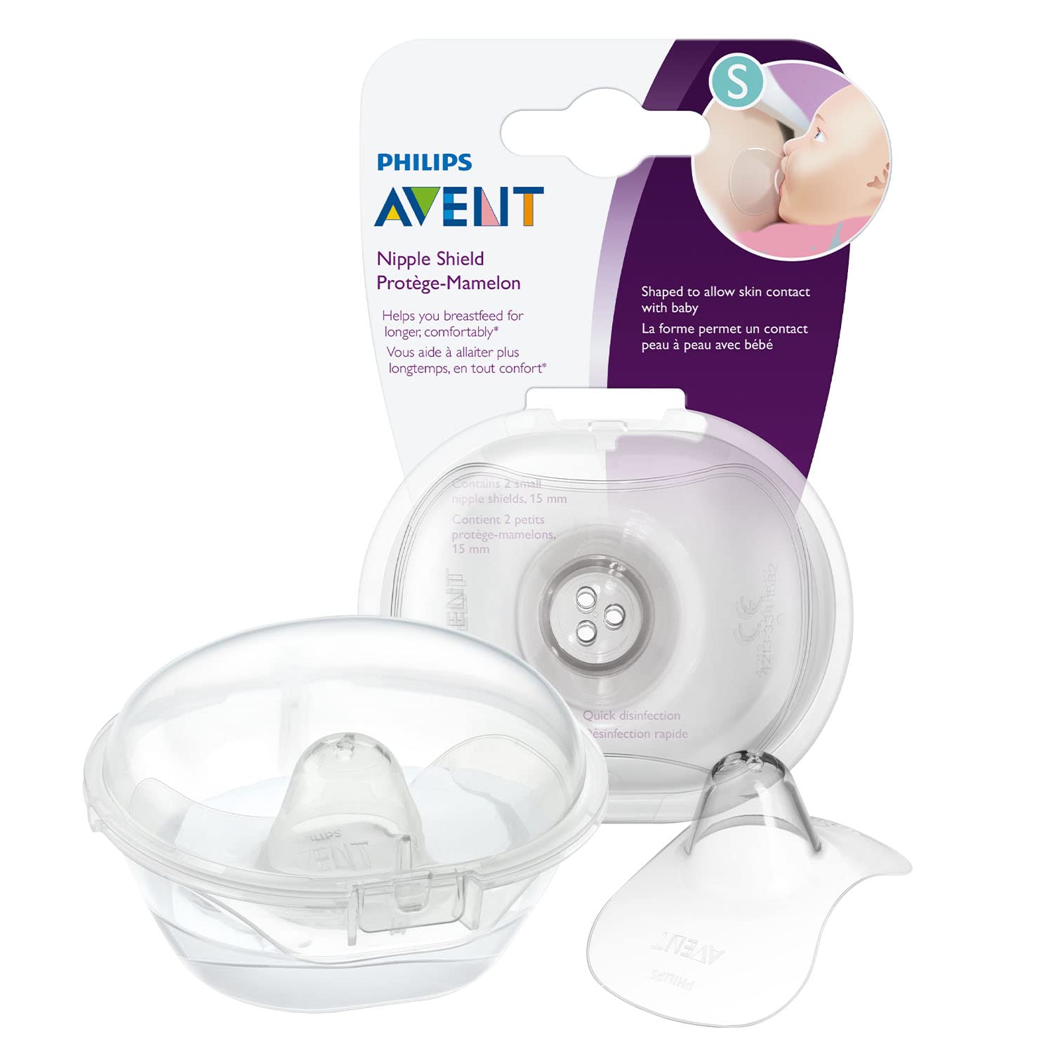 Avent Paracapezzoli Farfalla Small 2 Pezzi con Custodia Trasporto