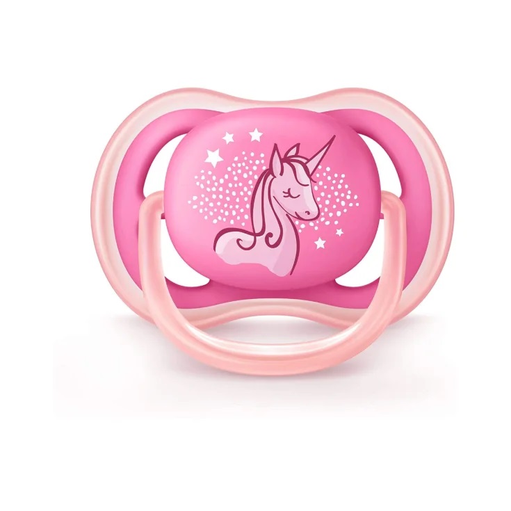 Avent Ultra Air Succhietto Bambina Unicorno 6-18m 1 Pezzo