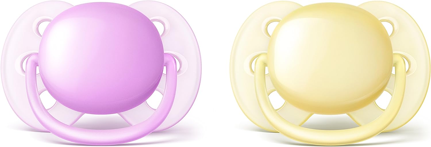 Avent Ultra Soft Succhietto Bambina 0-6m 2 Pezzi