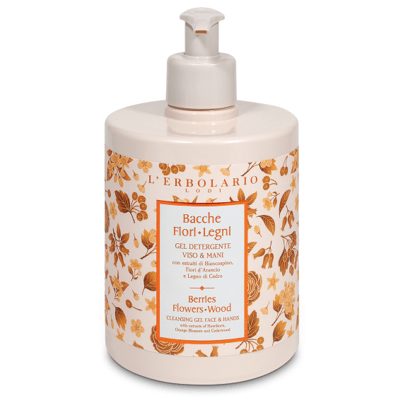 L'Erbolario Bacche Fiori di Legno - Gel Detergente Viso e Mani - 500 ml