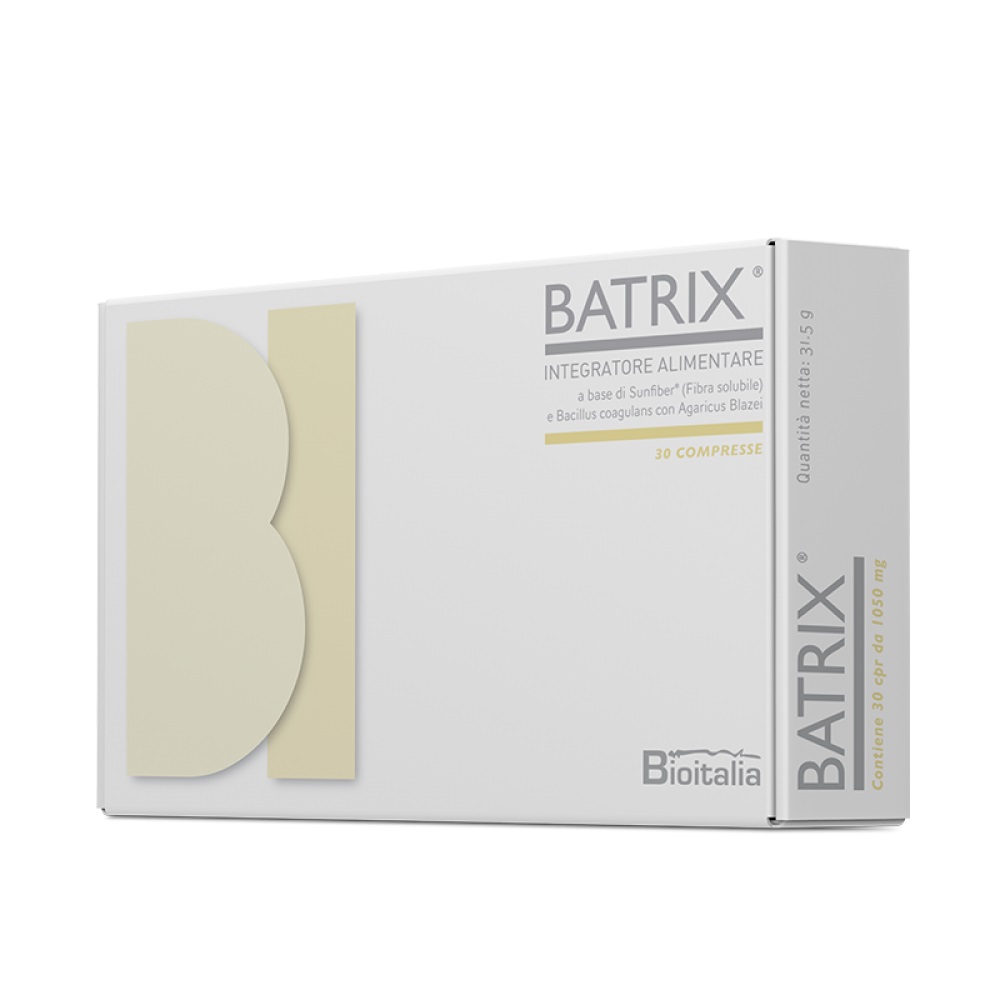 Batrix - Integratore per Equilibrare Flora Intestinale - 30 Compresse