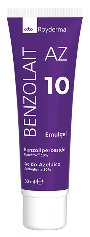 Benzolait AZ 10 Emulgel Viso Pelle Acneica 30 ml