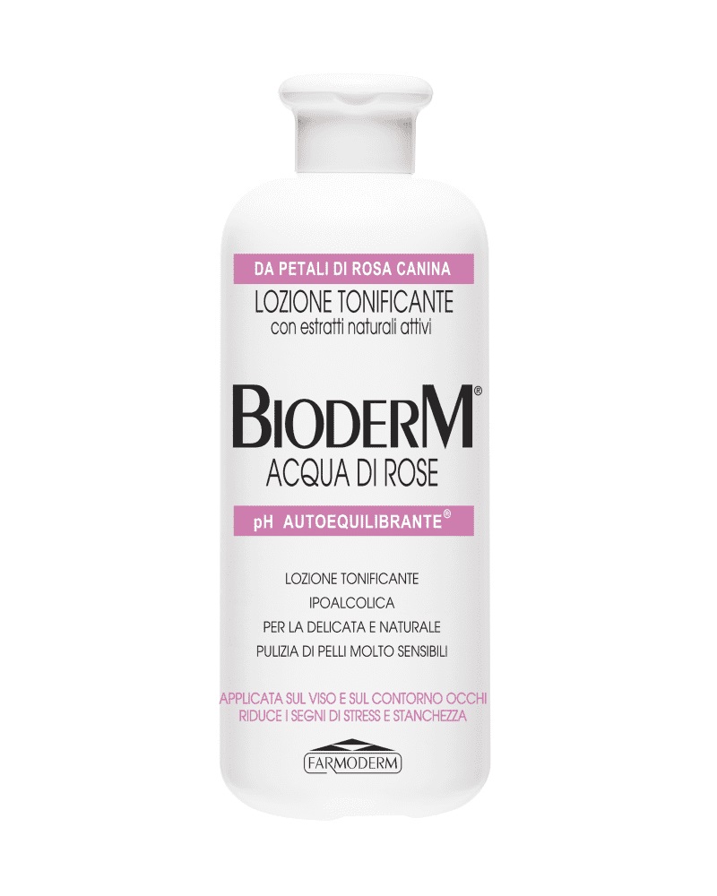 Bioderm Acqua di Rose Lozione Tonificante Pelle Delicata 500 ml