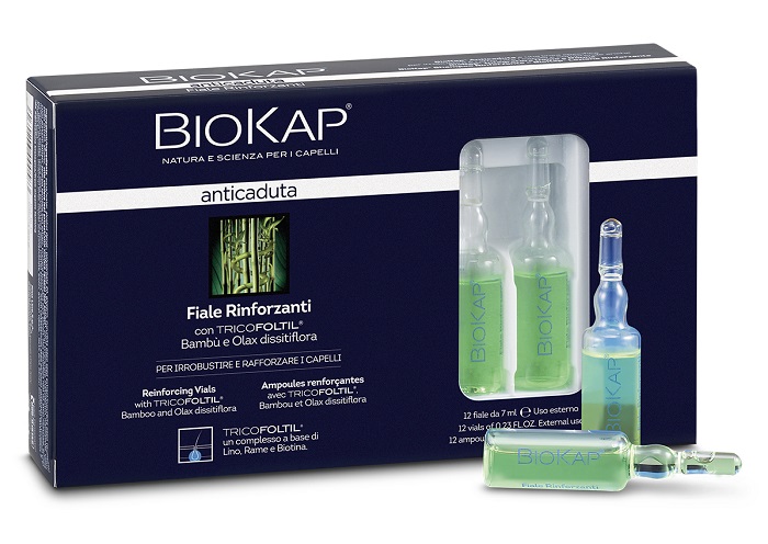 Biokap Anticaduta - Trattamento Rinforzante Capelli - 12 Fiale x 7 ml