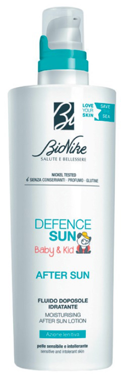 BioNike Defence Sun Baby & Kid - Fluido Doposole Idratante per Bambini - 200 ml