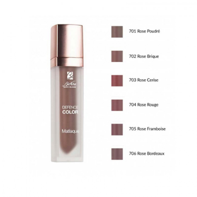 BioNike Defence Color - Stick Lacca Labbra Luminoso Matlaque - Colore 702 Brique