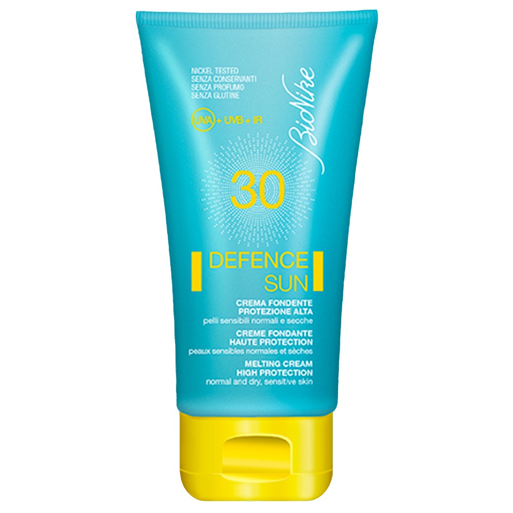 BioNike Defence Sun - Crema Solare Viso Leggera con Protezione Alta SPF 30 - 50 ml