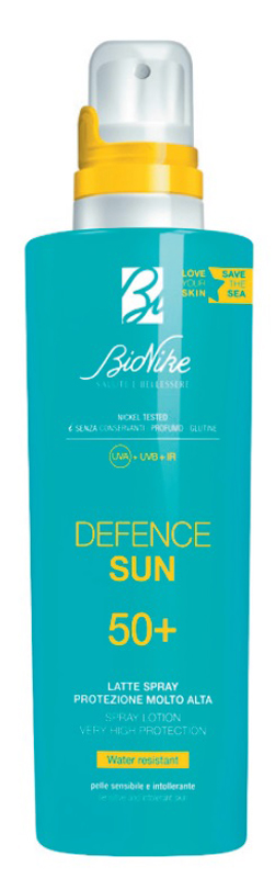 BioNike Defence Sun - Latte Solare Spray Corpo con Protezione Molto Alta SPF 50+ - 200 ml