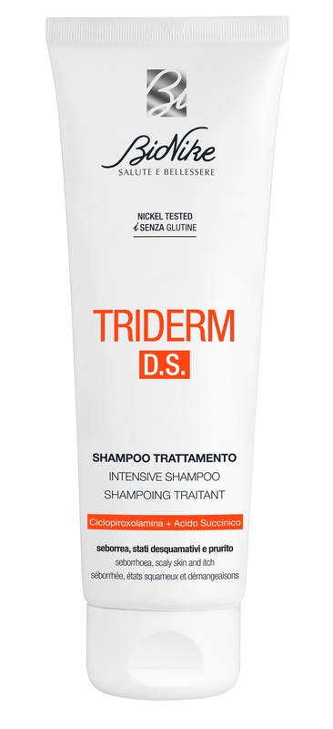 BioNike Triderm DS - Shampoo Lenitivo per Dermatite Seborroica - 125 ml