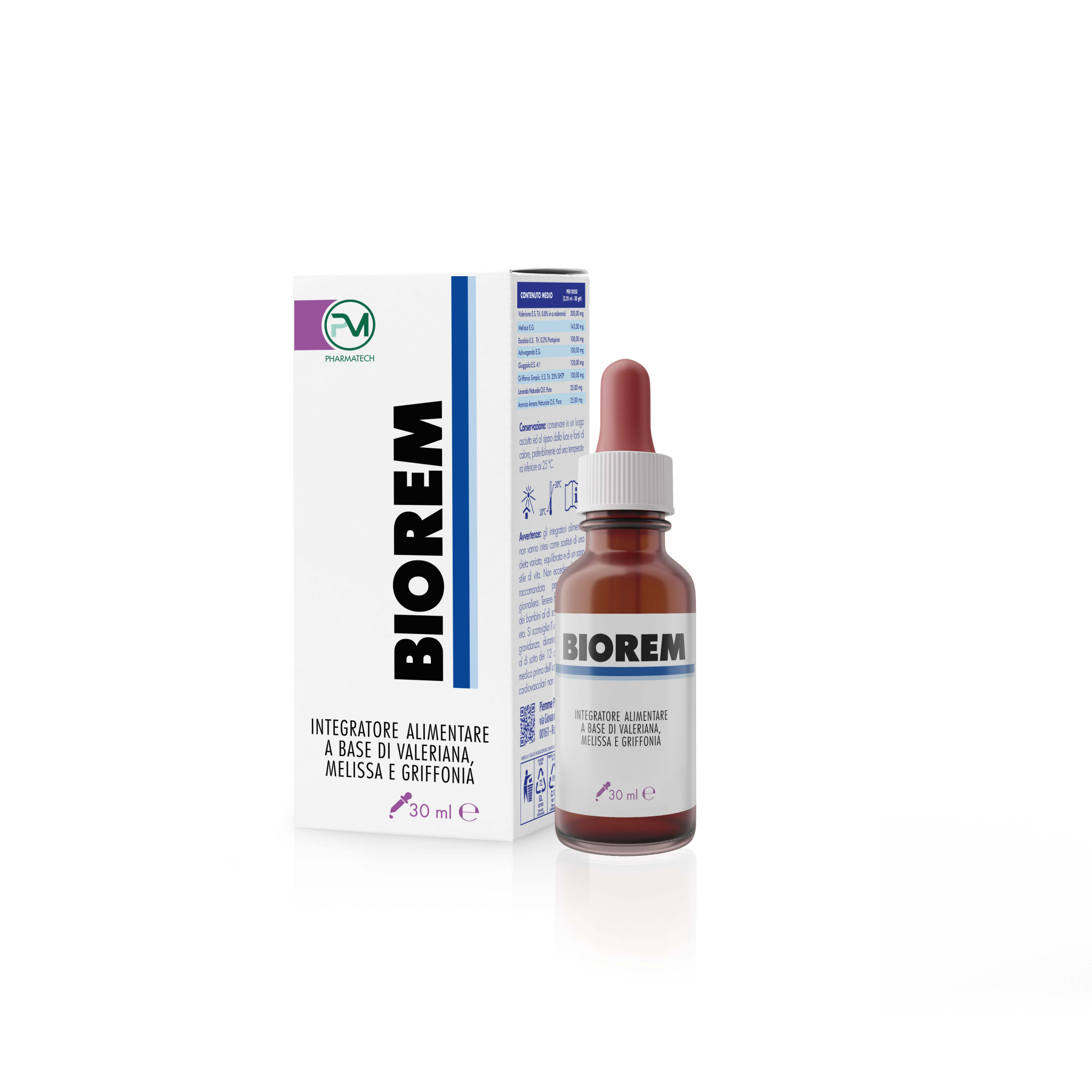 Biorem Gocce Integratore per Ansia e Stress 30 ml