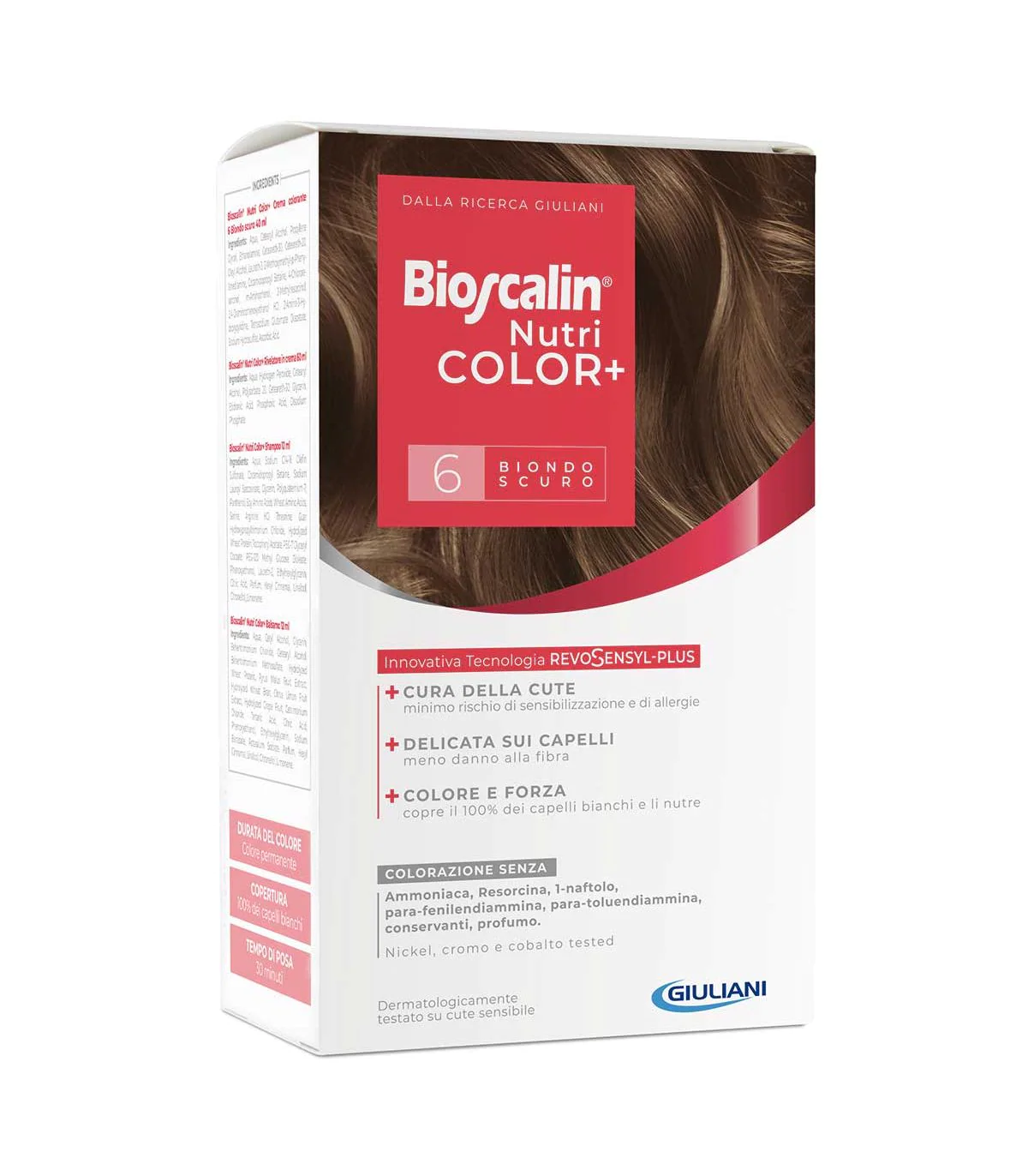 Bioscalin Nutri Color Plus - Tintura Capelli Colore Biondo Scuro N. 6