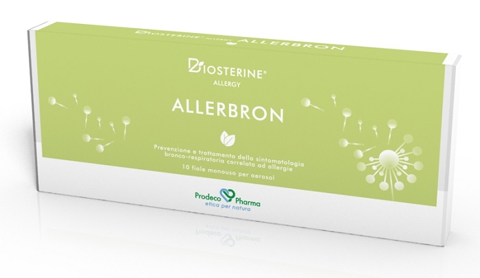 Biosterine Allergy Allerbron - Soluzione Isotonica per Aerosol - 10 Fiale x 5 ml