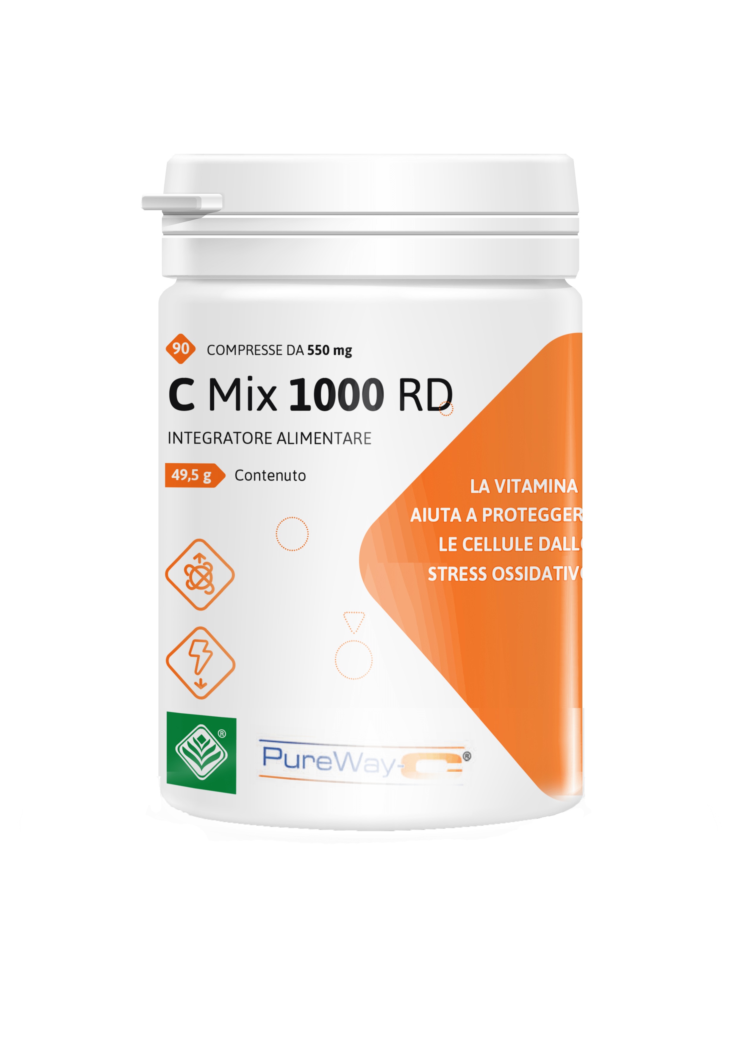 C Mix 1000 RD Integratore Vitamina C 90 Compresse